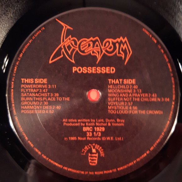 Venom - Possessed - Vinyl LP Record - Picture 5 of 6